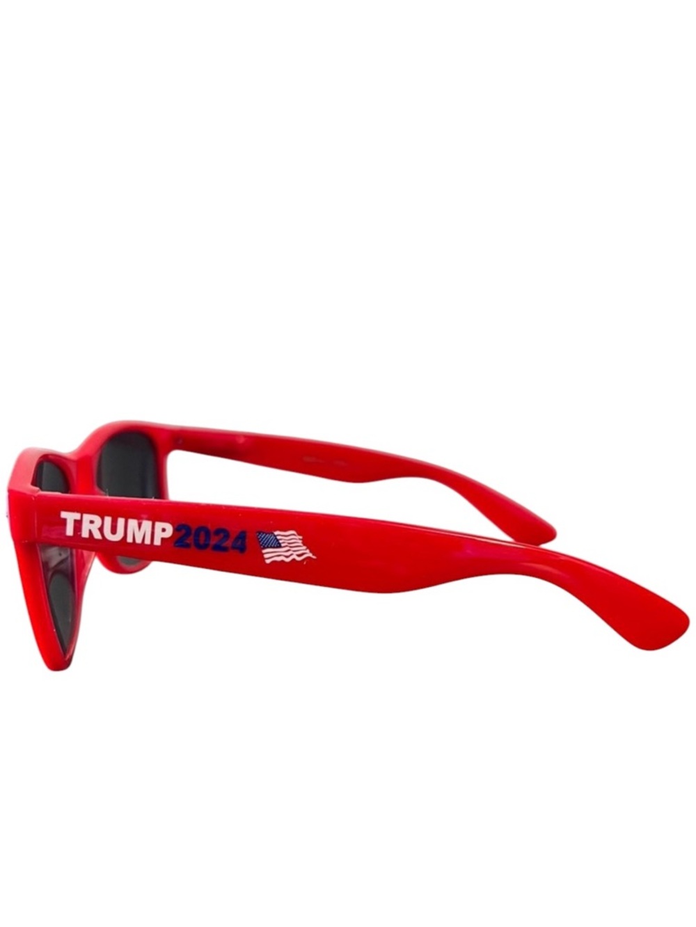 Red Frame Retro Optix Trump 2024 American Flag Patriotic Republican Sunglasses